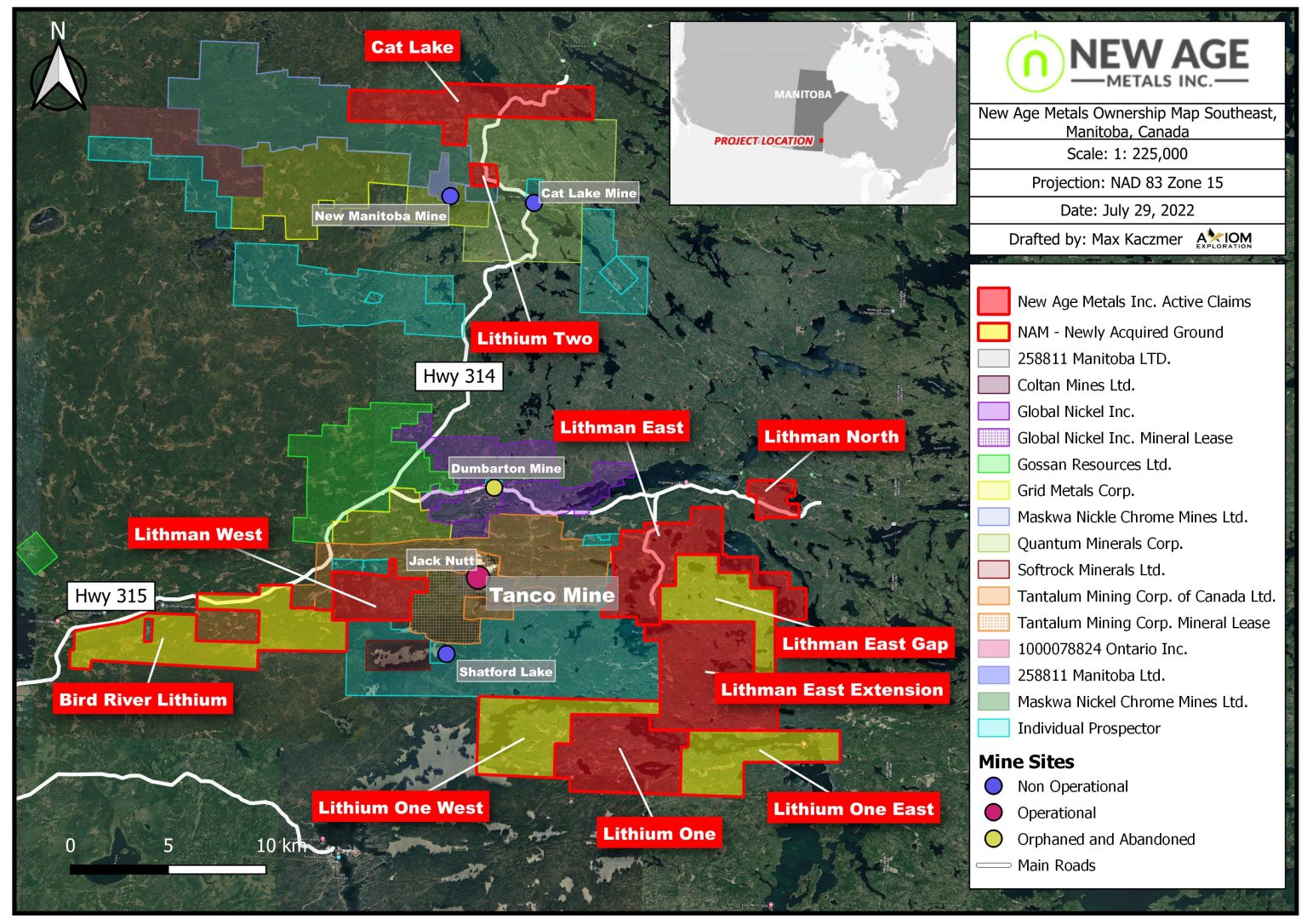 Lithium Projects - New Age Metals Inc.